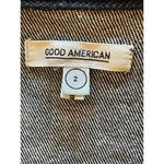Good American  Blue The 70s Icon Cropped‎ Denim Jean Jacket Size M Photo 9