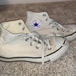 Converse Cream High Top Sneakers Photo 0
