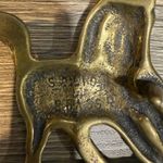 Trinity Buckle Co. Solid Brass Vintage Horse Stallion Belt Buckle Gold Photo 6