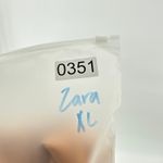 ZARA WOMAN Rust Color V-Neck Batwing Sleeve Oversized Top XL Sheer w/ Lining Photo 8