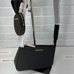Michael Kors Black Tech Attach Crossbody Bag With Coin Purse And Airpod Case Photo 2