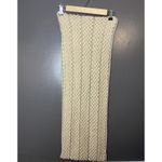 Francescas Collections Scarf Womens One Size Beige Popcorn Knit Textured Acrylic Photo 2