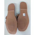 new Crēvo sz 10 brown sandal flip flop strappy leather boho slides Photo 5