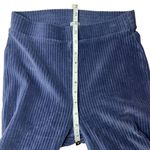 Aerie  Navy Ribbed Corduroy Flare Pants Soft Cozy Vintage Y2K Fit High Rise Small Photo 9