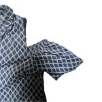 Trina Turk  Cali Cold-Shoulder Embroidered Shirt Dress, Chambray - Size 14 Photo 3