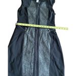 Cache  Animal Print Panel Sheath Dress ZipFront Sz6 Stretchy Office Professional Photo 7