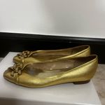Leather Elegant Gold Women's Shoes Size 7 Photo 5