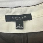 Ann Taylor  Womens Dress Career Pants Gray Herringbone Wool Blend Size 4 Photo 6