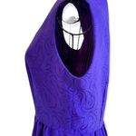 Vintage 60's/70's Jacquard Maxi Dress Purple Size Medium Photo 9