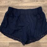 Aeropostale Navy Blue Shorts Lace Crochet Edge Size XS Teen Pre—Teen Photo 0
