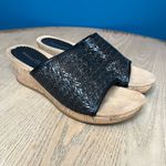 Baretraps  Flossey Woven Cork Wedge Sandal Comfort Slip On Women’s Size 9 Photo 0