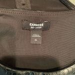 EXPRESS #139 Body Contour Vegan Leather Croc Print Bodysuit Photo 9