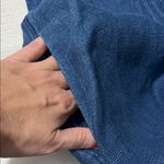 Faherty  Isha  Linen Indigo Blue Mini Dress Photo 9