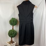 Ted Baker Black Sleeveless Belt Waist Knee Length Career Dress 1 XS Photo 2