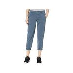 prAna New NWT Womens Pants Janessa Nickel 14 Regular Pockets Blue Gray 32 Crop Photo 1