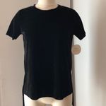Hummingbird NWT‎  Black velour dotted mock top Photo 1