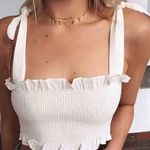 PacSun Smocked Shoulder Tie Top Photo 0