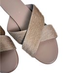 Jenni Kayne  Women's Pony‎ Hair Crossover Slip on Sandals size 39 or US 9 Photo 1