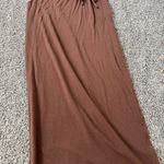 Princess Polly Brown Maxi Skirt Photo 1