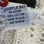 Vtg Ivory White Crochet Vest Medium Turtle Bay Open Knit 80s 90s Coquette Photo 5