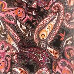 Susan Lawrence  Women’s Print Tank Top With Ruffle Front Size L Photo 1