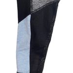 Tangerine High Rise Athletic Stretchy Leggings Sz Small Running  Gray Black Mesh Photo 3