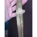 belt bow buckle black gold vegan leather Photo 12