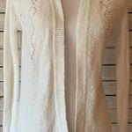 LC Lauren Conrad Soft White Knit Open Front Cardigan size X-Small Photo 5