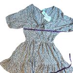 Faithfull the Brand Marigot Pink Floral Tie Front Mini Dress Azalea Floral Med Photo 11