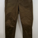 Vince  Classic Crop Chino pants olive army green women's 28 Dark Willow wash Photo 0