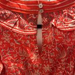 Cleobella  Blair Tassel-Cuff Ruffle Mini Dress, Red Floral, Size XS Photo 12