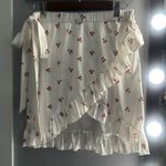 2piece skirt and crop top with cherries 🍒 Size L Photo 1