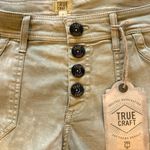True Craft Shorts Vintage Tan Comfy Lightweight Cutoffs Women 9 Button Fly Beach Photo 8