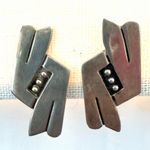ARVEL Taxco Sterling Silver Modernist Earrings Photo 5