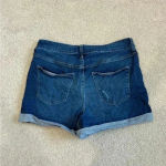 Universal Threads Universal thread high rise midi blue distressed jean shorts in size 10 / 30 Photo 1