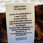 Talbots  Straight Leg Corduroy Pant Full Length High Waist Leopard Print 16W NWT Photo 5