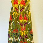 ZARA  Green and Red Midi Dress Photo 2