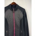 Harley Davidson Women’s XL Black Fleece Jacket with Breast Cancer Awareness Embl Photo 1