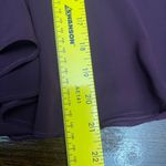 City Triangles Deep Purple A-Line flowy lined Skirt Photo 3