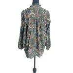 Mille Resort & Travel Size Large Top Blouse Paisley Boho Photo 4