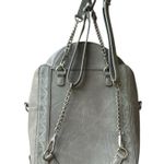 Lounge Fly Gray Backpack with Rounded Top and Embossed Design Photo 1