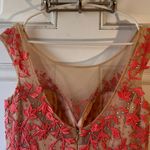 Sherri Hill Coral Maxi Dress Photo 2