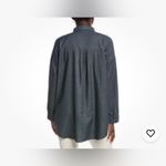 Eileen Fisher NWT  Classic Collar Long Shirt Women's size large cotton Photo 1