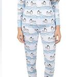 Leveret penguin Womens 2 Piece Cotton Pajama . Size XL White Photo 0