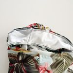 [MakeMeChic] Tropical Floral One Shoulder Asymmetrical One Piece Swimsuit Large Green Photo 5