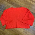 Lou & grey Lou &‎ Grey Red Sweater Womens Size Medium Bell Sleeve Knit Pullover Wool Blend Photo 2