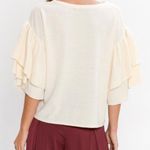 Jealous Tomato Cream Embroidered Sweater Size Small Photo 2