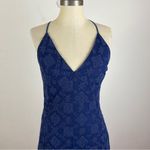 Rebecca Minkoff Falcon Lace Maxi Dress in Brazil Blue Photo 3