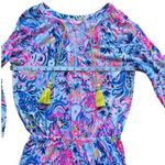 Lilly Pulitzer Del Lago Romper Tassels Flounce Sleeves Size XS Photo 4