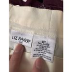 Liz Baker Tall Cream Dress Pants Women’s 20T High Rise Straight Leg Workwear Photo 5
